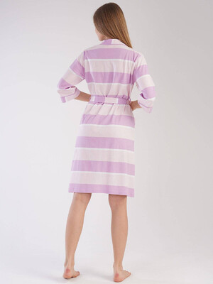 Купить Хлопковый халат на запах VIENETTA 2112171494 в Украина в Lingerie.ua - Одяг для дому та відпочинку, Фото 2