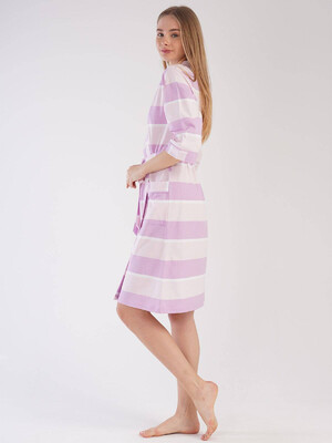 Купить Хлопковый халат на запах VIENETTA 2112171494 в Украина в Lingerie.ua - Одяг для дому та відпочинку, Фото 5