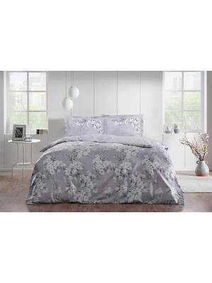 Купить Постельный комплект двуспальный TAC Saten   Brina в Украина в Lingerie.ua - Одяг для дому та відпочинку, Фото 2