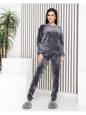 Купить Велюровый костюм женский LINGERIE 170052 в Украина в Lingerie.ua - Одяг для дому та відпочинку, Фото 7