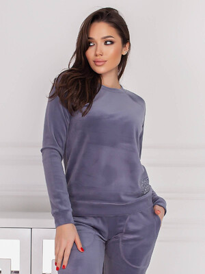 Купить Велюровый костюм женский LINGERIE 170052 в Украина в Lingerie.ua - Одяг для дому та відпочинку, Фото 13