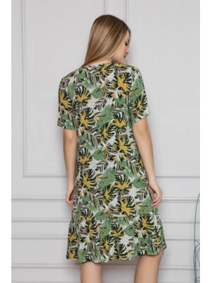 Купить Халат из вискозы с коротким рукавом COCOON P40413 в Украина в Lingerie.ua - Одяг для дому та відпочинку, Фото 3