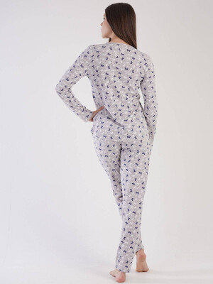 Купить Трикотажная пижама с длинным рукавом VIENETTA 3031431069 в Украина в Lingerie.ua - Одяг для дому та відпочинку, Фото 2