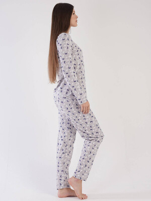 Купить Трикотажная пижама с длинным рукавом VIENETTA 3031431069 в Украина в Lingerie.ua - Одяг для дому та відпочинку, Фото 4