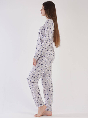 Купить Трикотажная пижама с длинным рукавом VIENETTA 3031431069 в Украина в Lingerie.ua - Одяг для дому та відпочинку, Фото 5