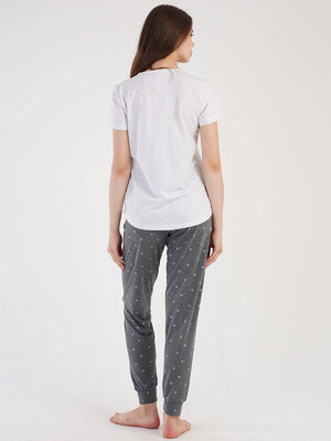 Купить Хлопковая пижама с коротким рукавом VIENETTA 3051531858 в Украина в Lingerie.ua - Одяг для дому та відпочинку, Фото 3