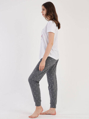 Купить Хлопковая пижама с коротким рукавом VIENETTA 3051531858 в Украина в Lingerie.ua - Одяг для дому та відпочинку, Фото 4