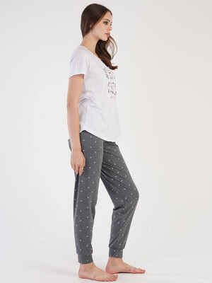 Купить Хлопковая пижама с коротким рукавом VIENETTA 3051531858 в Украина в Lingerie.ua - Одяг для дому та відпочинку, Фото 5