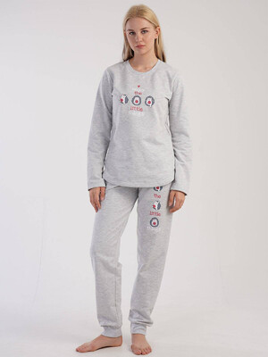 Купить Байковый комплект с длинным рукавом  VIENETTA 3041203414 в Украина в Lingerie.ua - Одяг для дому та відпочинку, Фото 3