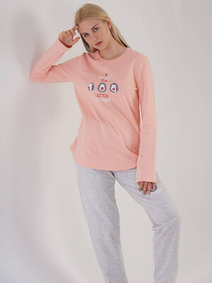 Купить Байковый комплект с длинным рукавом  VIENETTA 3041203414 в Украина в Lingerie.ua - Одяг для дому та відпочинку, Фото 5