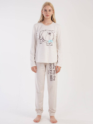 Хлопковый комплект с длинным рукавом VIENETTA 3032320000