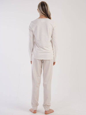 Купить Хлопковый комплект с длинным рукавом VIENETTA 3032320000 в Украина в Lingerie.ua - Одяг для дому та відпочинку, Фото 6