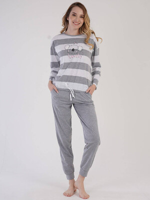 Купить Хлопковый комплект с брюками VIENETTA 3031550000 в Украина в Lingerie.ua - Одяг для дому та відпочинку, Фото 1