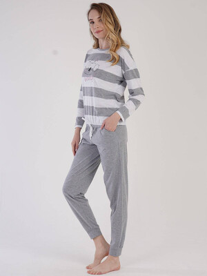 Купить Хлопковый комплект с брюками VIENETTA 3031550000 в Украина в Lingerie.ua - Одяг для дому та відпочинку, Фото 5