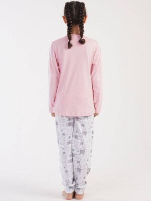 Купить Хлопковая пижама с длинным рукавом VIENETTA 3032640782 в Украина в Lingerie.ua - Одяг для дому та відпочинку, Фото 3