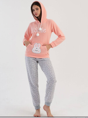 Флісовий теплий домашній костюм з худі VIENETTA 3051962640