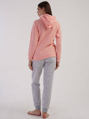 Купить Флисовый теплый домашний костюм с худи VIENETTA 3051962640 в Украина в Lingerie.ua - Одяг для дому та відпочинку, Фото 5