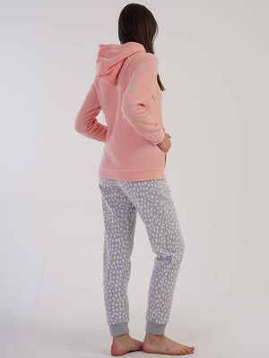 Купить Флисовый теплый домашний костюм с худи VIENETTA 3051962640 в Украина в Lingerie.ua - Одяг для дому та відпочинку, Фото 7