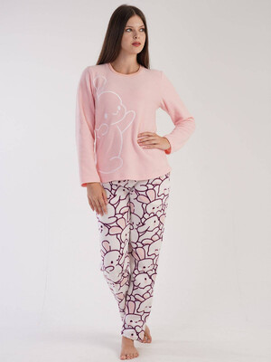 Флисовый теплый домашний костюм VIENETTA 3040360274