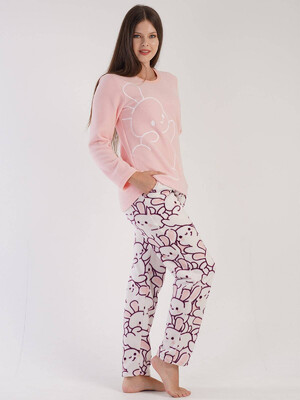 Купить Флисовый теплый домашний костюм VIENETTA 3040360274 в Украина в Lingerie.ua - Одяг для дому та відпочинку, Фото 2