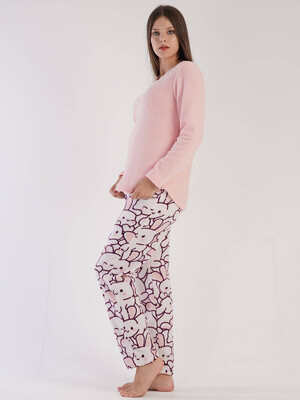 Купить Флисовый теплый домашний костюм VIENETTA 3040360274 в Украина в Lingerie.ua - Одяг для дому та відпочинку, Фото 4