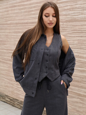 Купить Костюм тройка из кашемира с жилеткой LINGERIE 170672 в Украина в Lingerie.ua - Одяг для дому та відпочинку, Фото 11