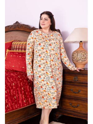 Купить Ночная сорочка из вискозы с длинным рукавом SABRINA О-11472 в Украина в Lingerie.ua - Одяг для дому та відпочинку, Фото 4