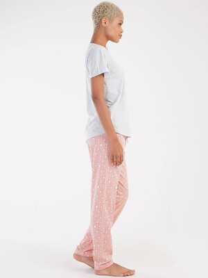 Купить Хлопковый комплект из футболки и брюк VIENETTA 3051573414 в Украина в Lingerie.ua - Одяг для дому та відпочинку, Фото 3