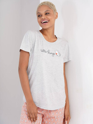 Купить Хлопковый комплект из футболки и брюк VIENETTA 3051573414 в Украина в Lingerie.ua - Одяг для дому та відпочинку, Фото 4