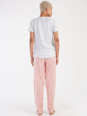 Купить Хлопковый комплект из футболки и брюк VIENETTA 3051573414 в Украина в Lingerie.ua - Одяг для дому та відпочинку, Фото 5