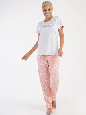 Купить Хлопковый комплект из футболки и брюк VIENETTA 3051573414 в Украина в Lingerie.ua - Одяг для дому та відпочинку, Фото 7