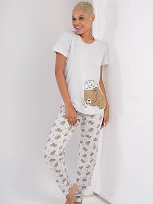 Купить Хлопковый комплект с длинным рукавом VIENETTA 3051790593 в Украина в Lingerie.ua - Одяг для дому та відпочинку, Фото 2