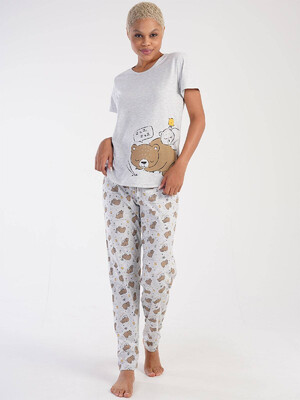 Купить Хлопковый комплект с длинным рукавом VIENETTA 3051790593 в Украина в Lingerie.ua - Одяг для дому та відпочинку, Фото 4