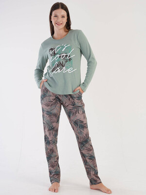 Купить Хлопковый комплект с длинным рукавом VIENETTA 3041450451 в Украина в Lingerie.ua - Одяг для дому та відпочинку, Фото 3