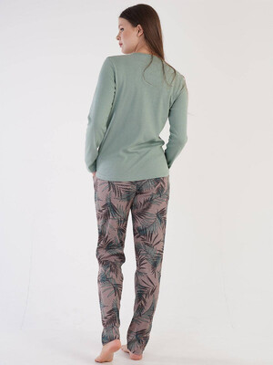 Купить Хлопковый комплект с длинным рукавом VIENETTA 3041450451 в Украина в Lingerie.ua - Одяг для дому та відпочинку, Фото 4