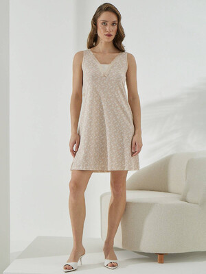 Купить Туника из вискозы на бретельках с кружевом SEVIM 14930 в Украина в Lingerie.ua - Одяг для дому та відпочинку, Фото 2