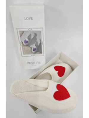 Купить Тапочки женские махровые  MAISON D'OR LOVE terlik  в Украина в Lingerie.ua - Одяг для дому та відпочинку, Фото 3