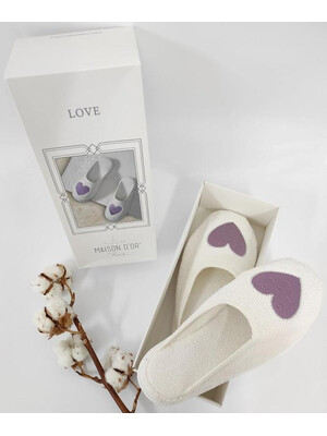 Купить Тапочки женские махровые  MAISON D'OR LOVE terlik  в Украина в Lingerie.ua - Одяг для дому та відпочинку, Фото 4