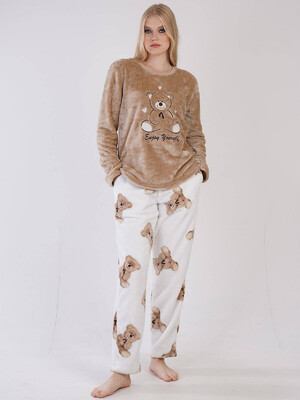 Купить Теплый домашний комплект из велсофта VIENETTA 3030620297 в Украина в Lingerie.ua - Одяг для дому та відпочинку, Фото 1