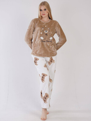 Купить Теплый домашний комплект из велсофта VIENETTA 3030620297 в Украина в Lingerie.ua - Одяг для дому та відпочинку, Фото 2