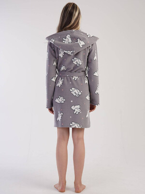 Купить Флисовый домашний халат с капюшоном VIENETTA 3040410235 в Украина в Lingerie.ua - Одяг для дому та відпочинку, Фото 7