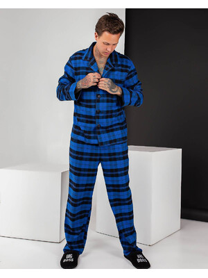 Купить Фланелевая пижама мужская на пуговицах LNGRmen 170468 Dragon в Украина в Lingerie.ua - Одяг для дому та відпочинку, Фото 2