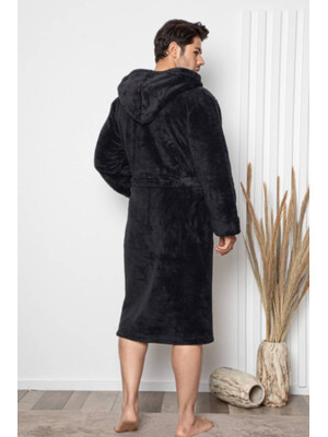 Купить Теплый халат мужской с капюшоном COCOON E14-549 в Украина в Lingerie.ua - Одяг для дому та відпочинку, Фото 3
