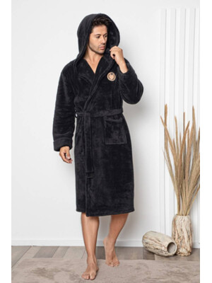 Купить Теплый халат мужской с капюшоном COCOON E14-549 в Украина в Lingerie.ua - Одяг для дому та відпочинку, Фото 7