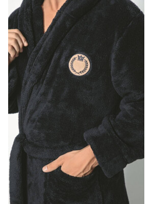 Купить Теплый халат мужской с капюшоном COCOON E14-549 в Украина в Lingerie.ua - Одяг для дому та відпочинку, Фото 9