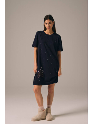 Купить Хлопковая туника с коротким рукавом HAYS 27456 в Украина в Lingerie.ua - Одяг для дому та відпочинку, Фото 1