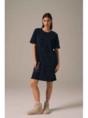 Купить Хлопковая туника с коротким рукавом HAYS 27456 в Украина в Lingerie.ua - Одяг для дому та відпочинку, Фото 6