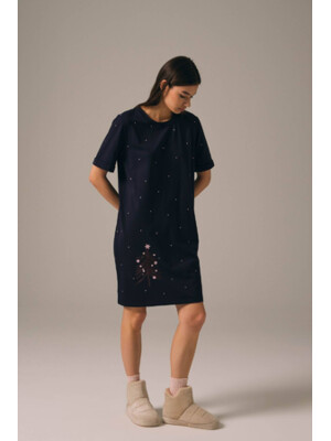 Купить Хлопковая туника с коротким рукавом HAYS 27456 в Украина в Lingerie.ua - Одяг для дому та відпочинку, Фото 3