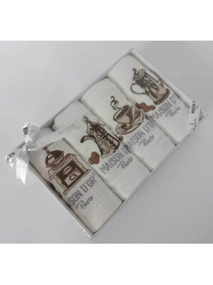 Купить НАБОР КУХОННЫХ ВАФЕЛЬНЫХ ПОЛОТЕНЕЦ MAISON D`OR Coffee D`or в Украина в Lingerie.ua - Одяг для дому та відпочинку, Фото 1