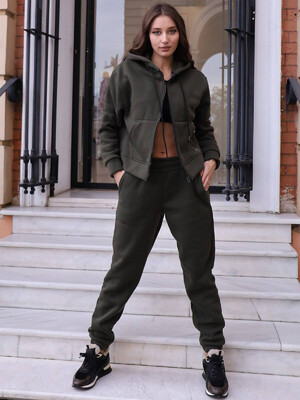 Купить Бавовняний теплий костюм із худі LINGERIE 170688 в Украина в Lingerie.ua - Одяг для дому та відпочинку, Фото 9